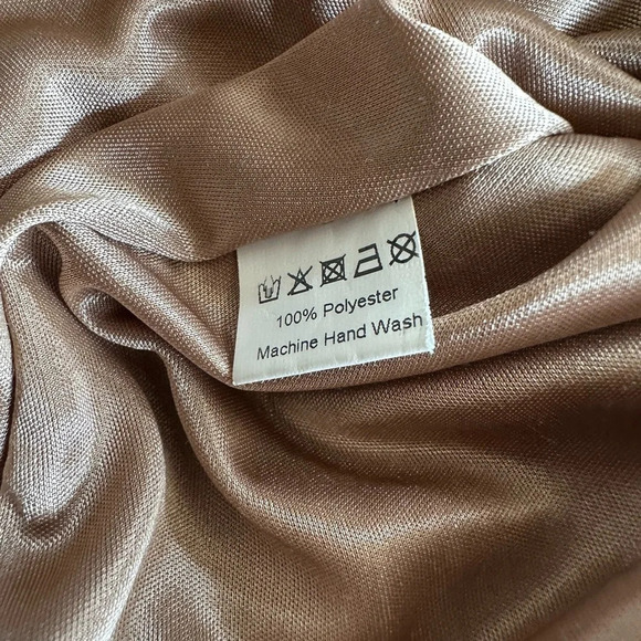 Teal Knit Lace Bohemian Mini Dress size Medium - Picture 7 of 7